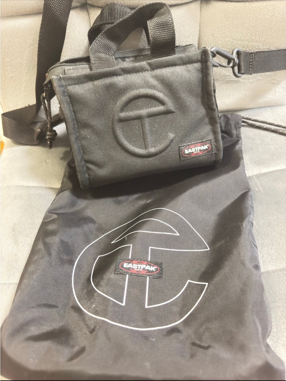Telfar Eastpak Black Crossbody Bag